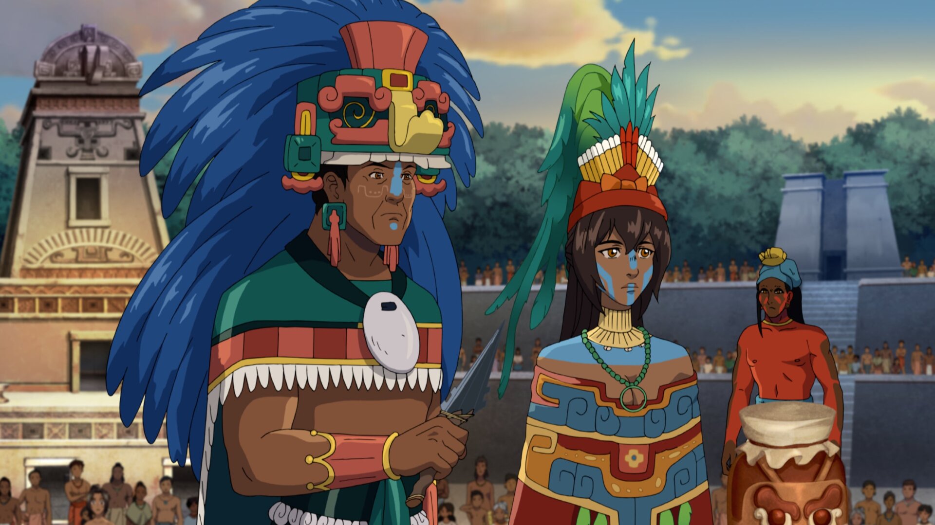 Izel’s sister Nelli preparing for an important ceremony.