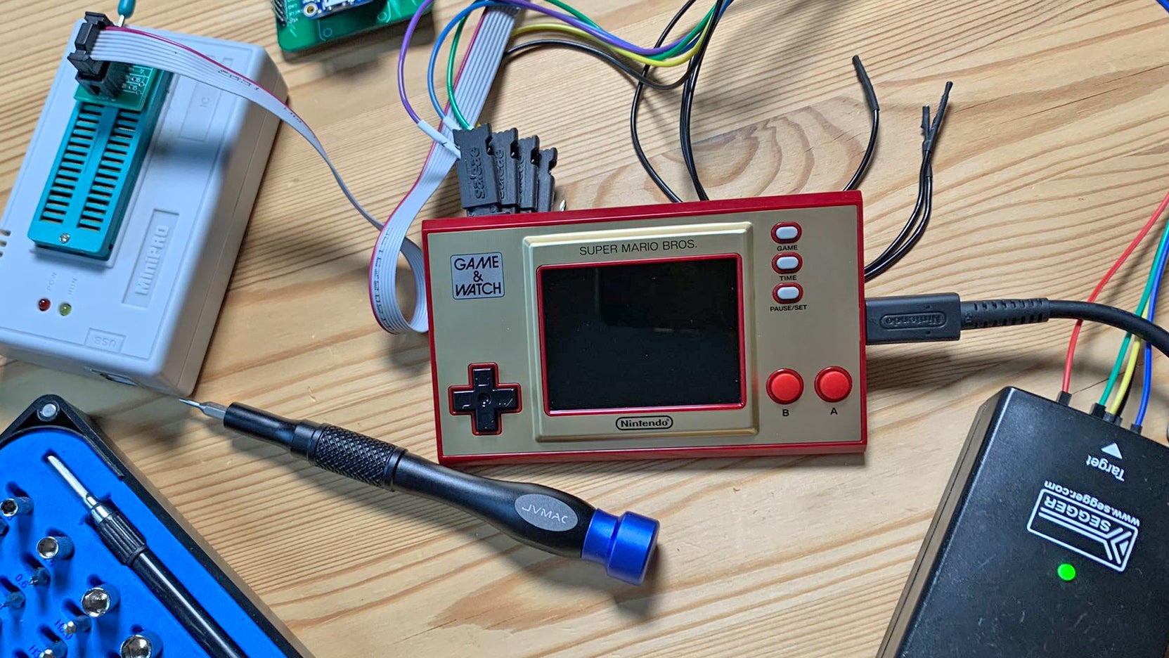 The new Nintendo Game & Watch hits the operating table.
