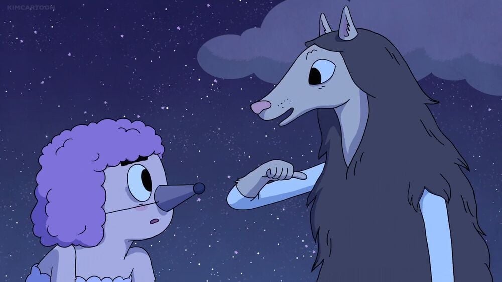 Susie learning the truth about Betsy.