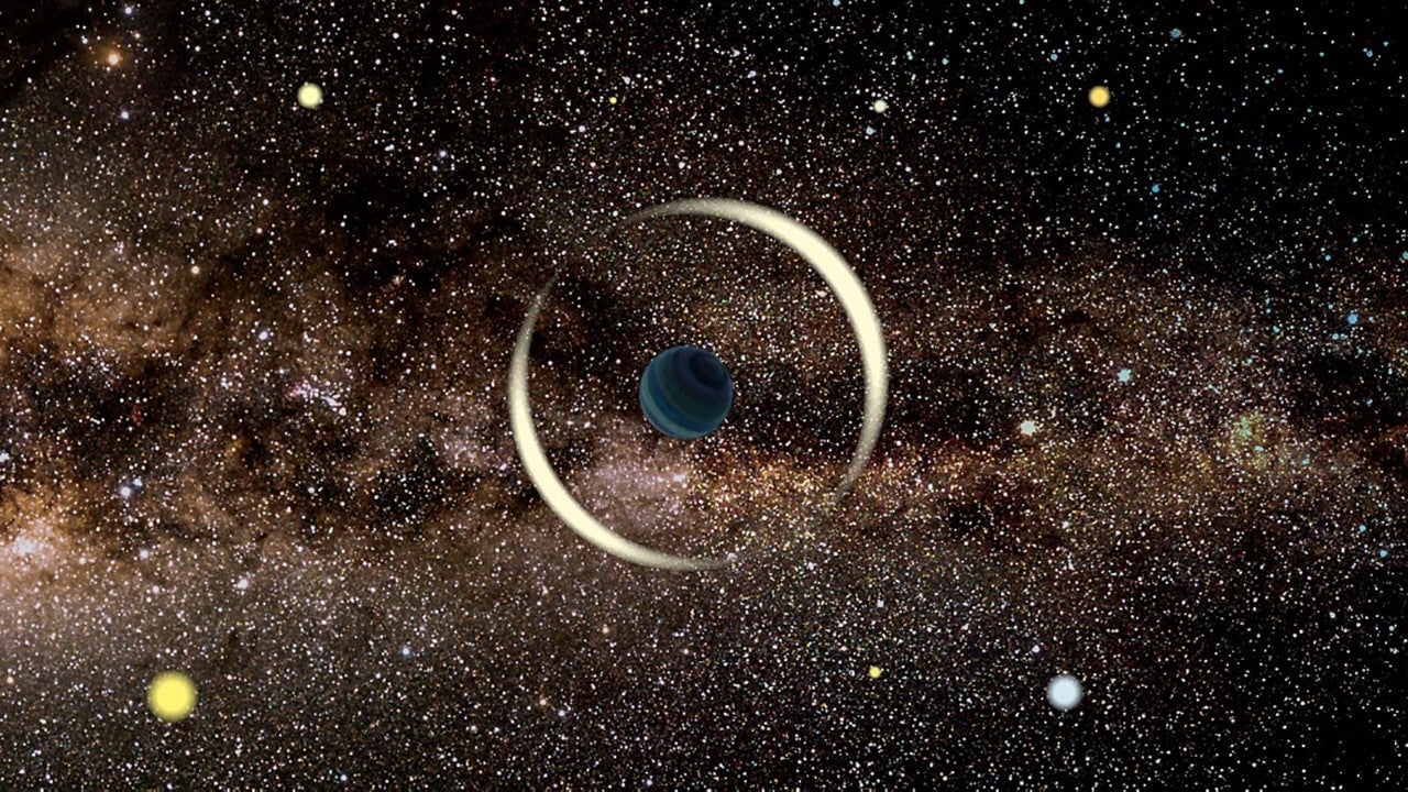 Artist’s conception of a rogue planet.