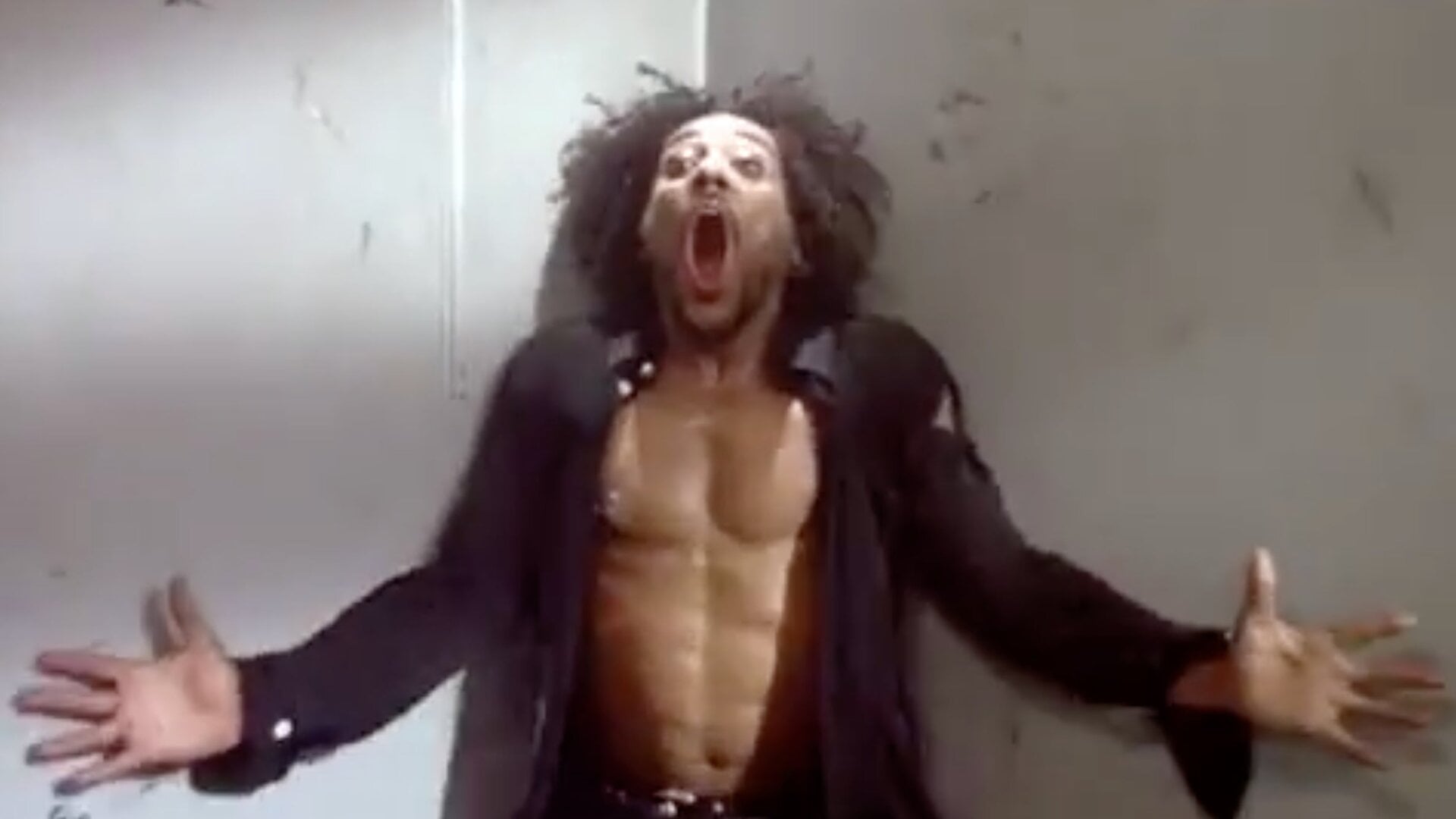 Fair warning: Esposito spends most of the episode way more naked than this. 