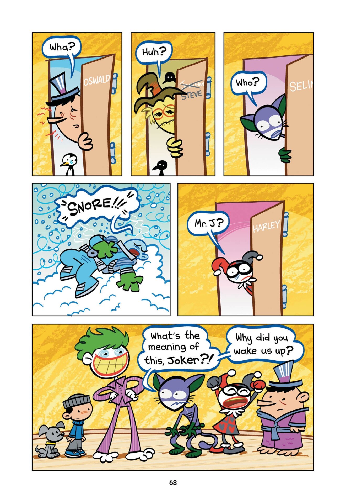 The rest of Arkham waking up to figure out what all the fuss is about.