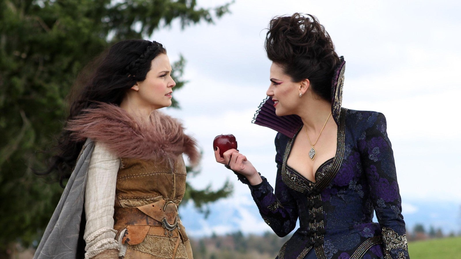 The Evil Queen offers Snow White a choice. 