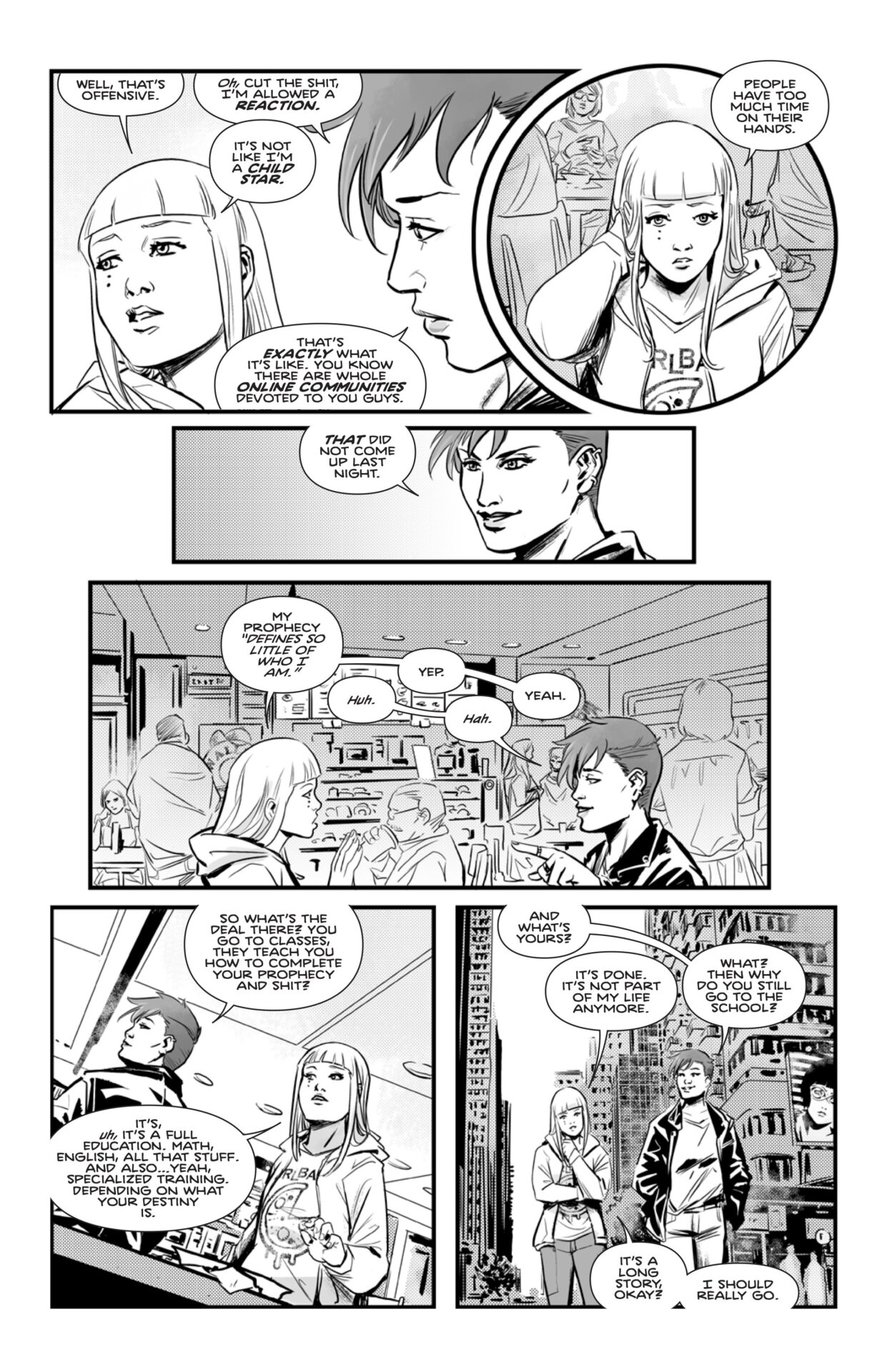 Logan and her new dream woman parting ways.