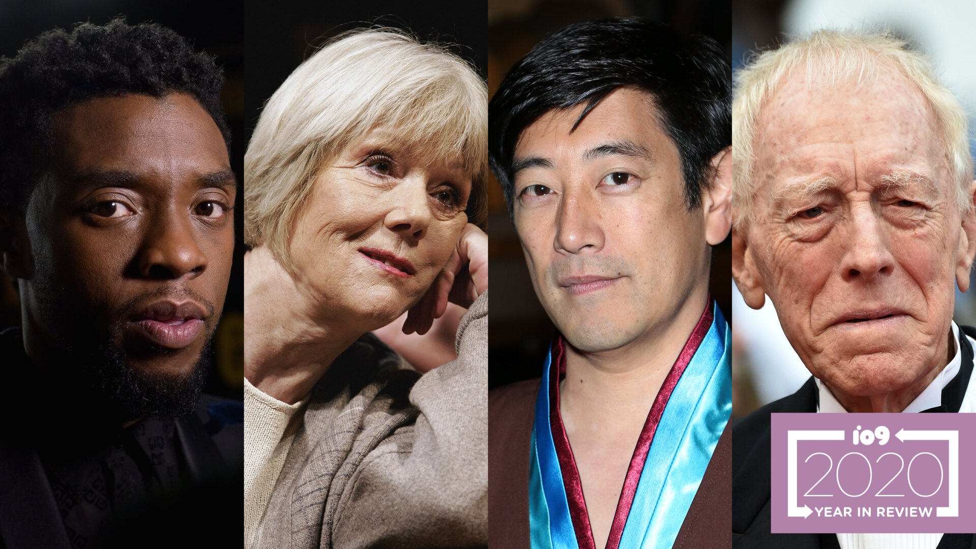 Chadwick Boseman, Diana Rigg, Grant Imahara, Max Von Sydow