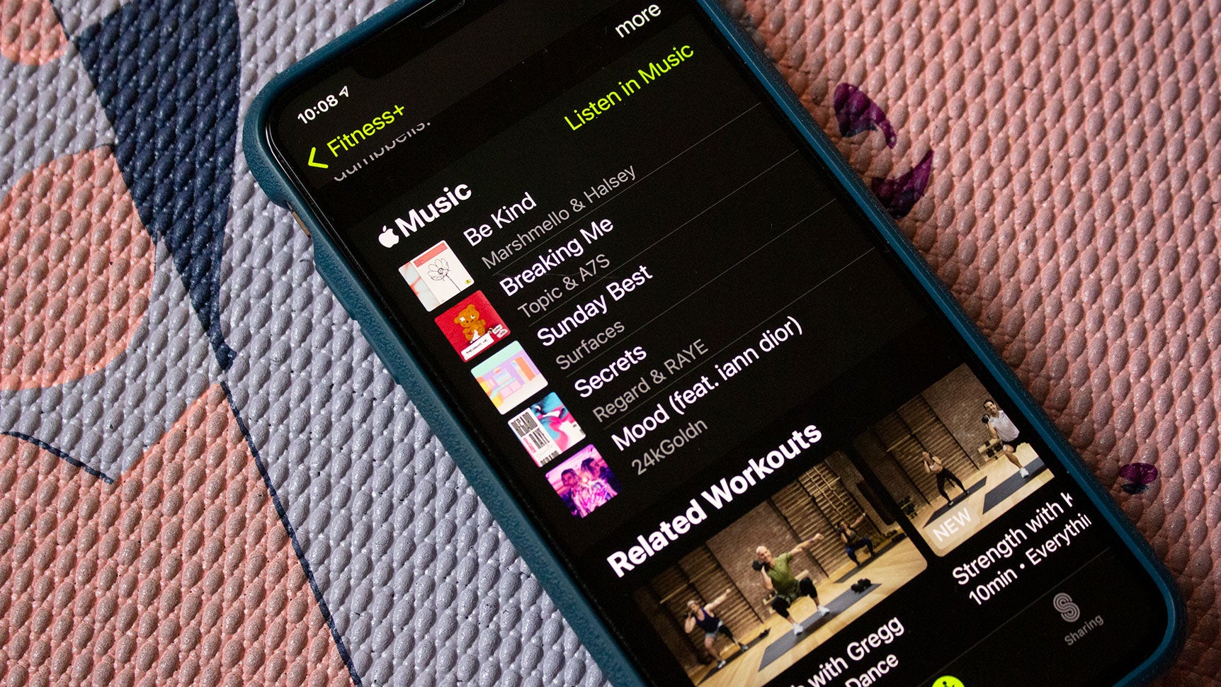 Adding music from workouts to Apple Music is easy. But while you don’t *need* Apple Music for Fitness+...it’s better if you do have it.