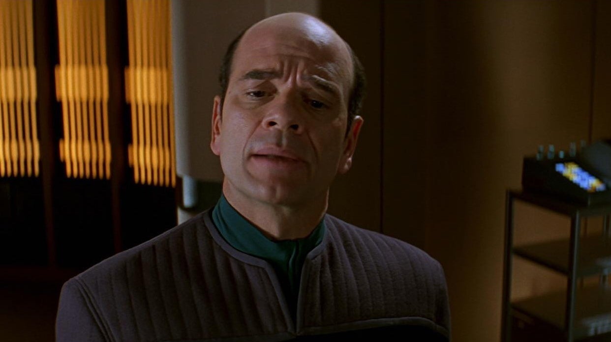 Robert Picardo as the Doctor.