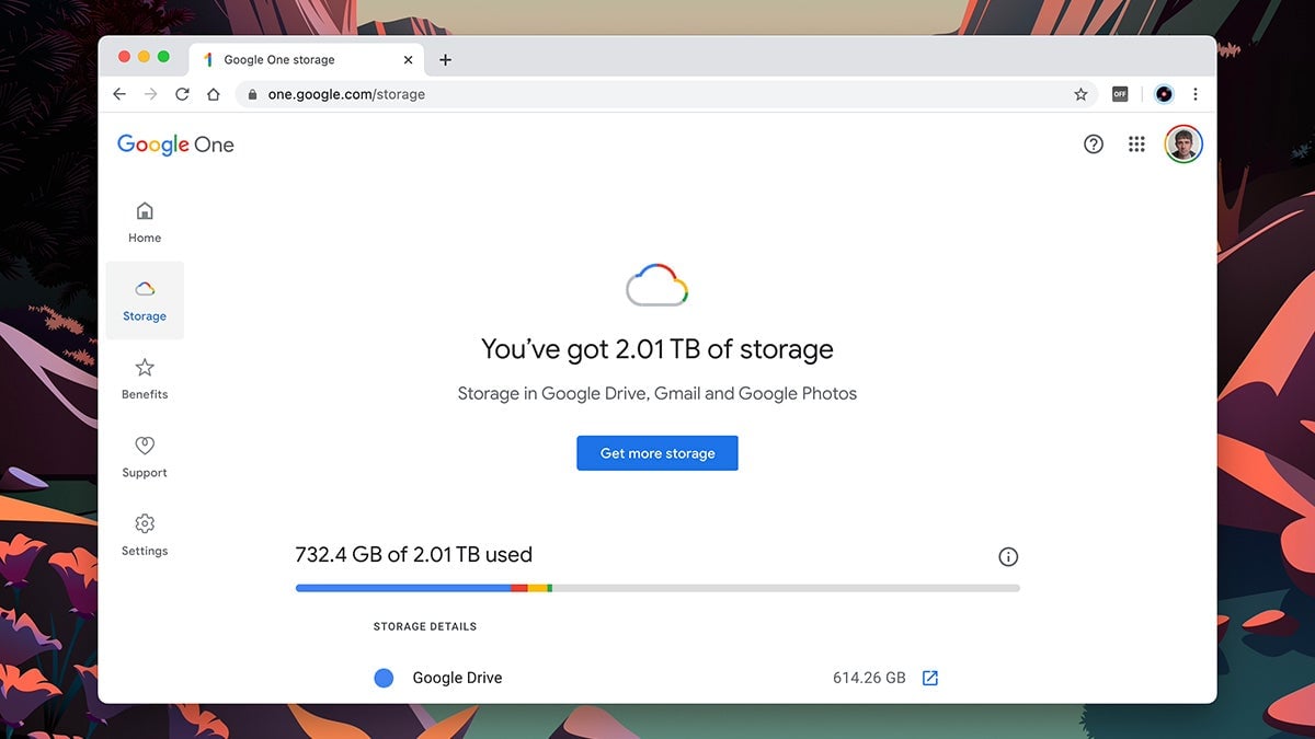 Google is one of many companies that will sell you some cloud storage.
