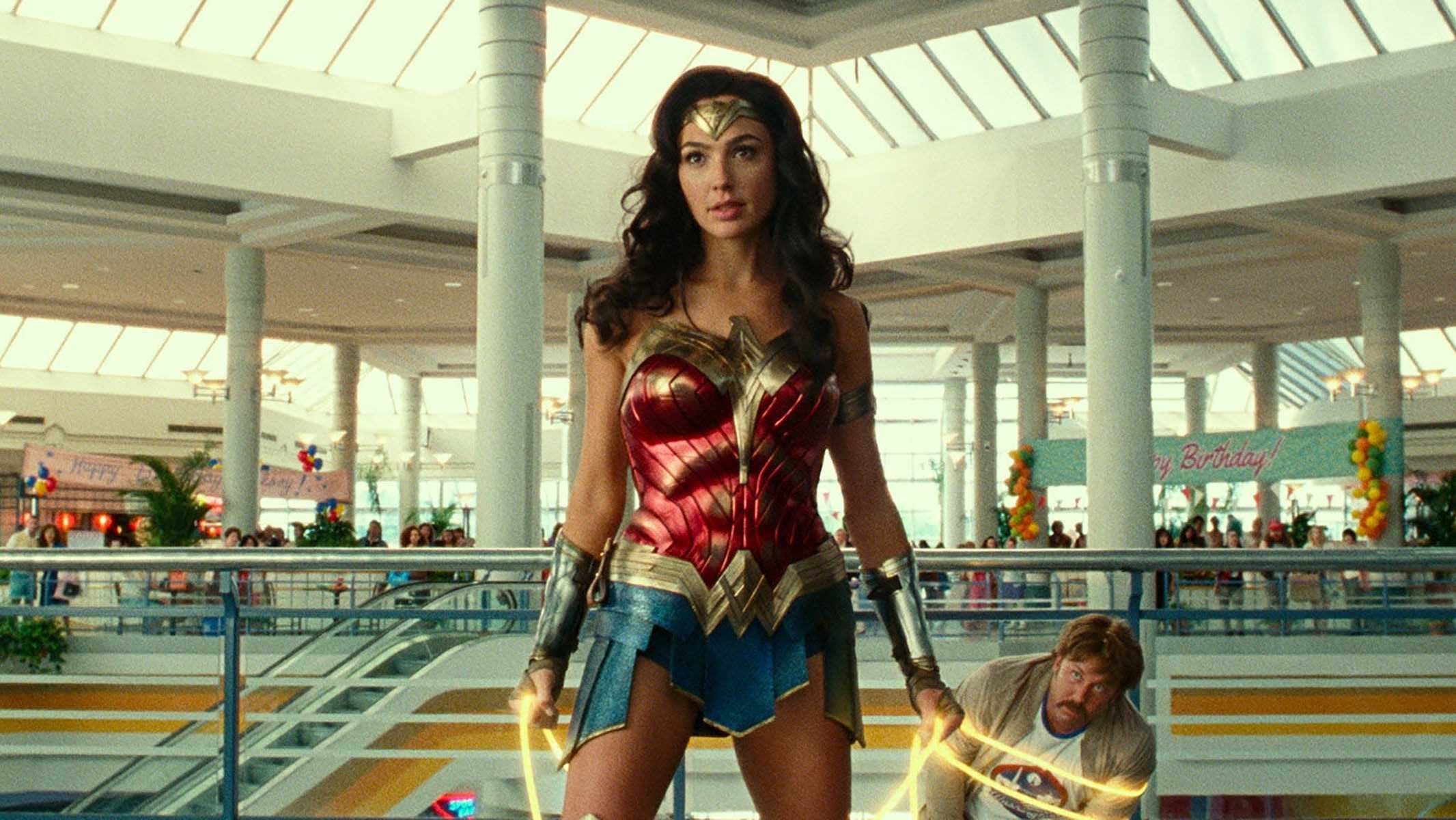 Gal Gadot as Wonder Woman in Wonder Woman 1984.