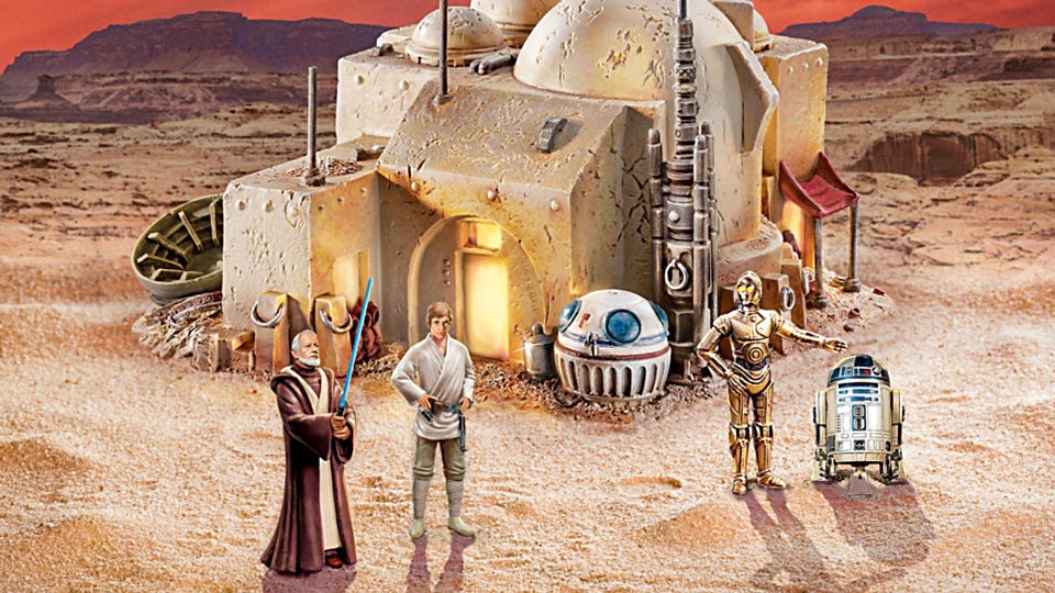 The official Star Wars Galactic Village Tatooine house. 