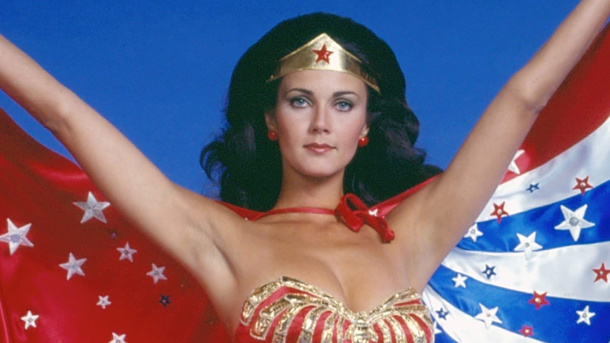 Lynda Carter as Wonder Woman.