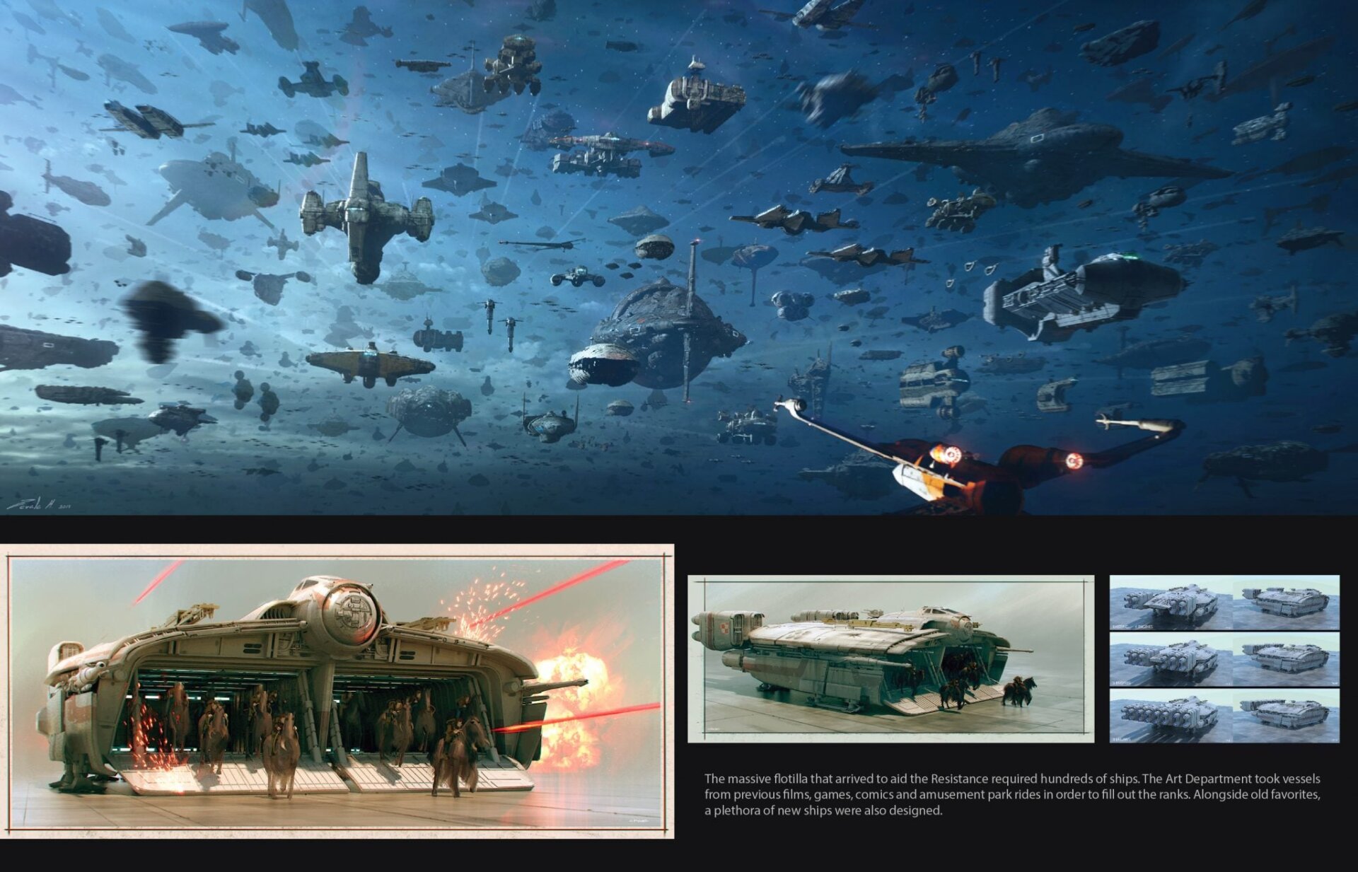 Concept art from Star Wars: The Rise of Skywalker.