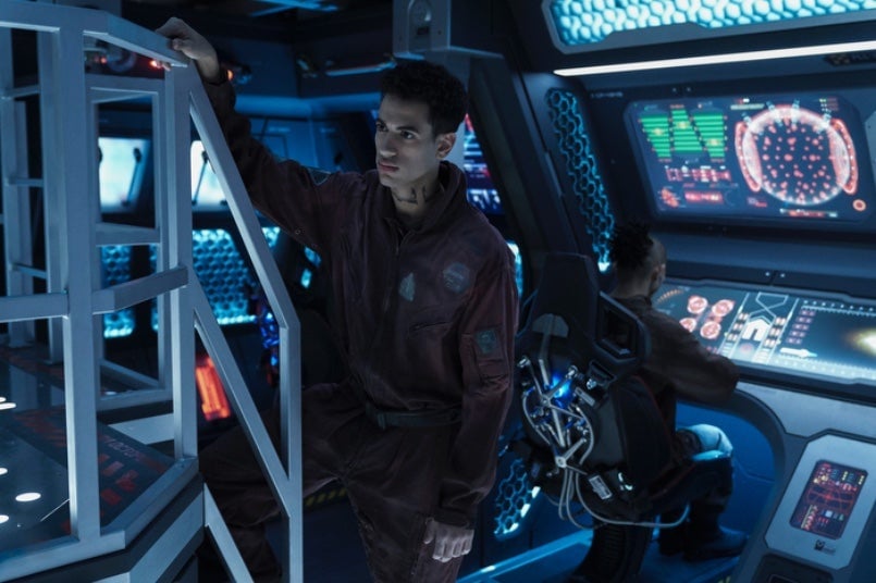 Filip (Jasai Chase Owens) aboard the Pella.