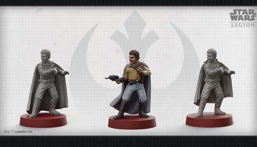 Lando’s figurine comes with cape options. 
