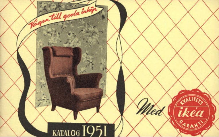 Cover of the first official IKEA catalog.