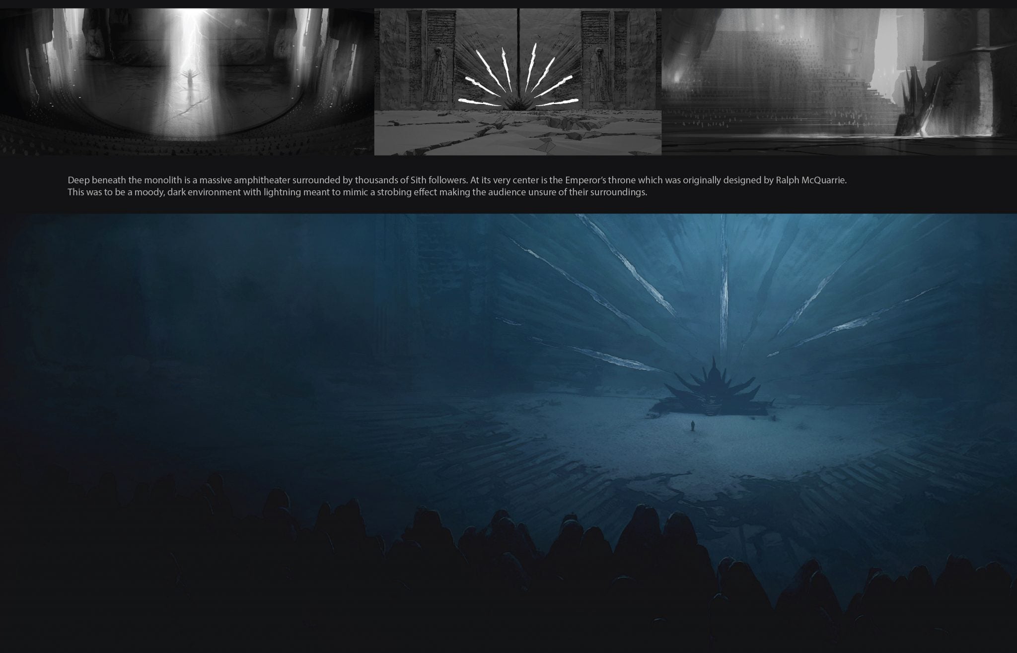 Concept art from Star Wars: The Rise of Skywalker.