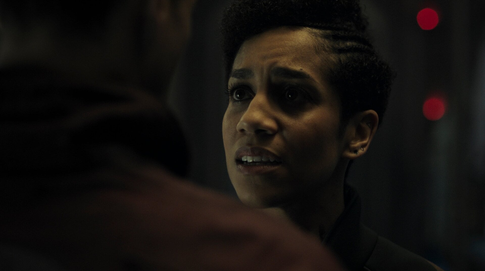 Naomi (Dominique Tipper) meets someone very special. 