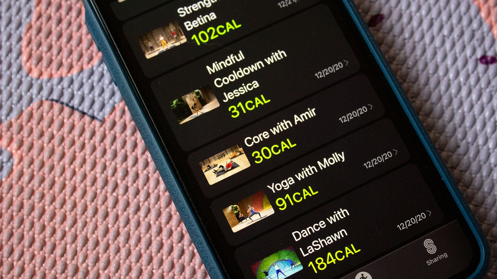 Fitness+ has limited social features, which depending on your preference, can be good or bad. The most visible social aspect is your friends with Apple Watches can easily see and access which workouts you did.