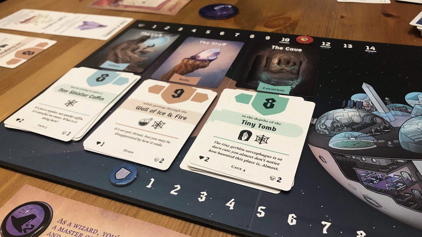 This is a very busy tiny tomb. 