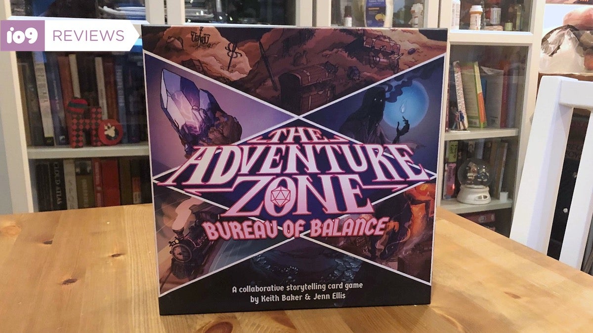 The box cover art for The Adventure Zone: Bureau of Balance.