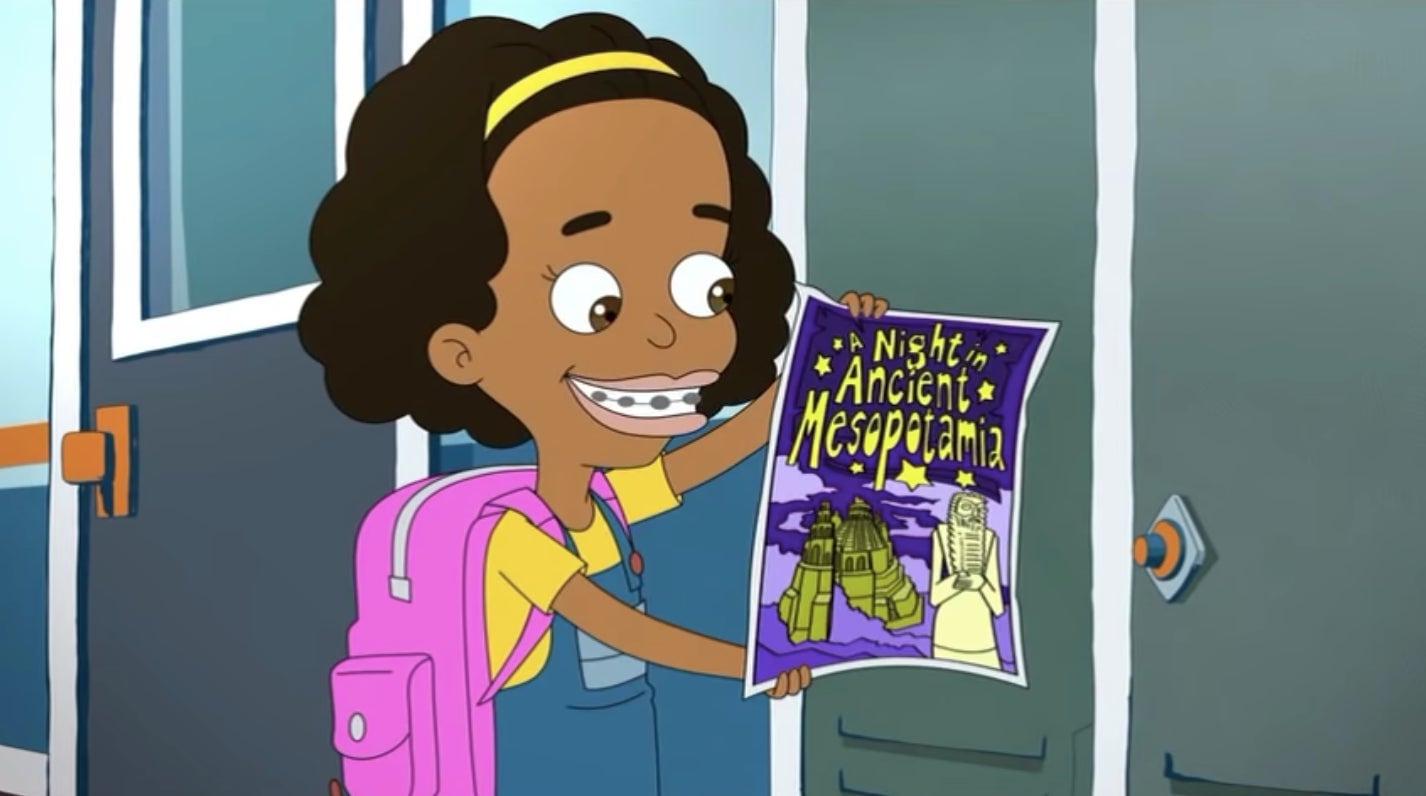 Missy talking about an upcoming school dance.