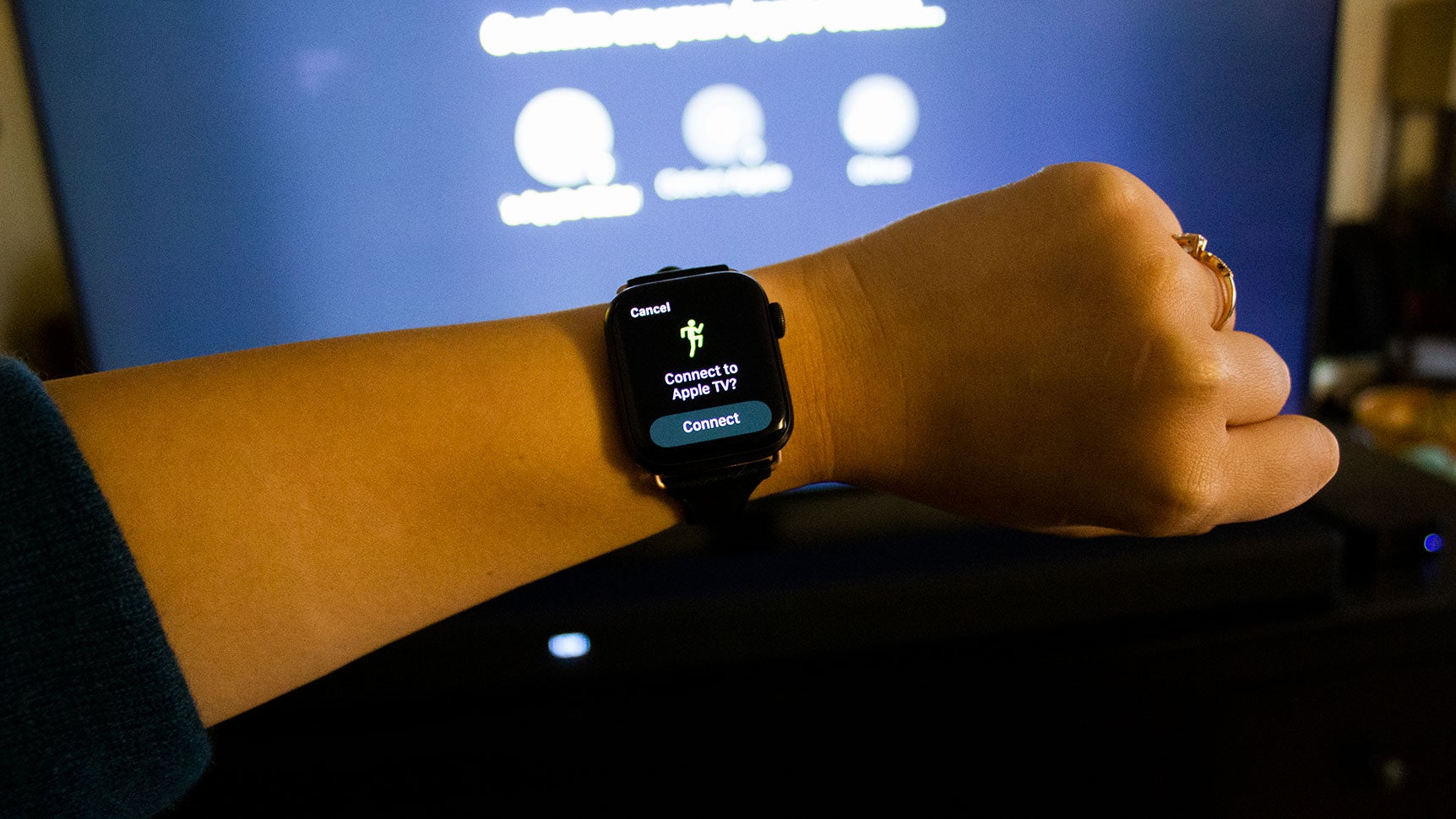 The Apple TV can auto-detect who in your house has an Apple Watch in proximity. It will also ask you to confirm which watch wants to connect before starting a workout.