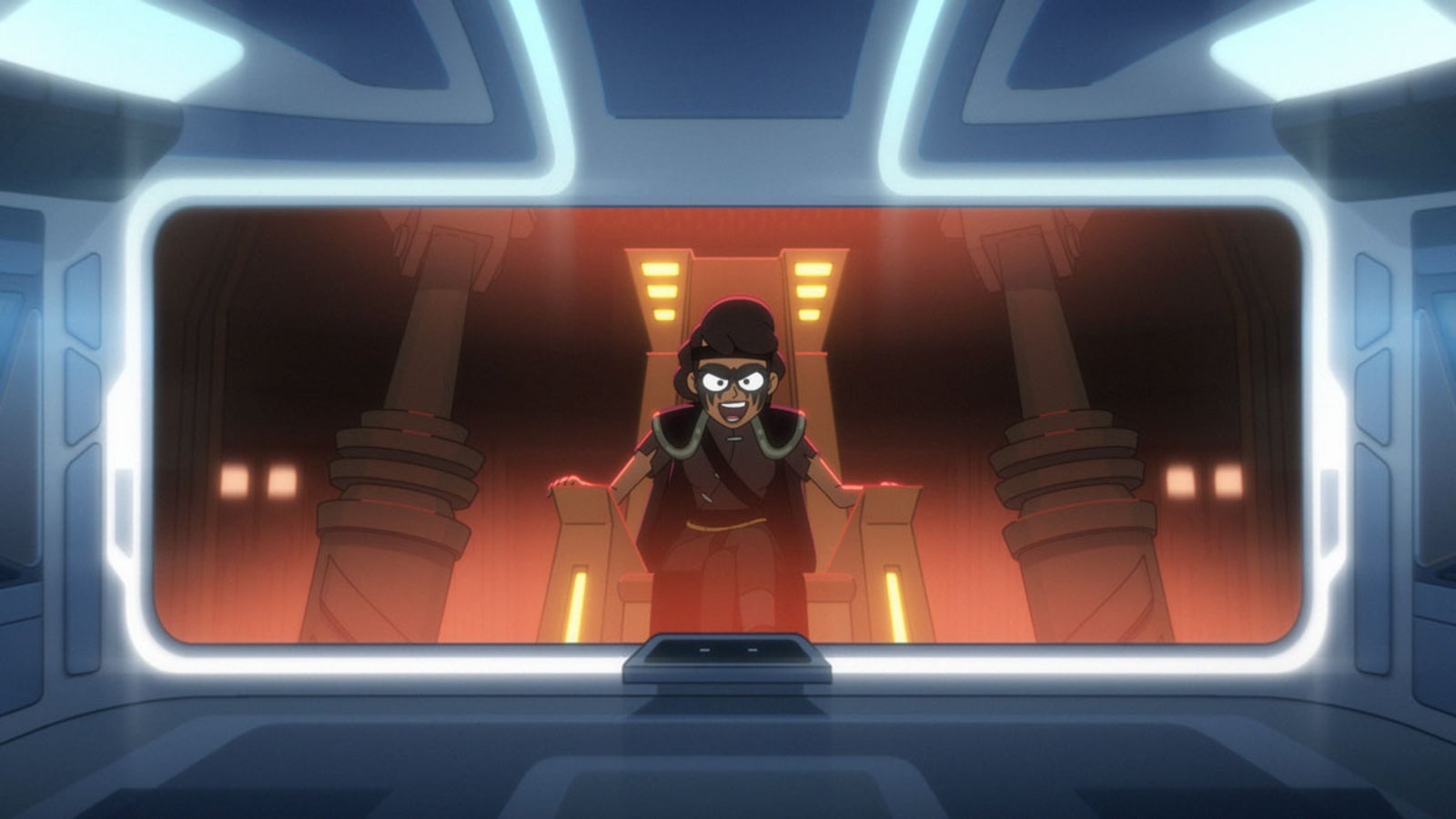 Mariner as the villainous Vindicta in “Crisis Point.”