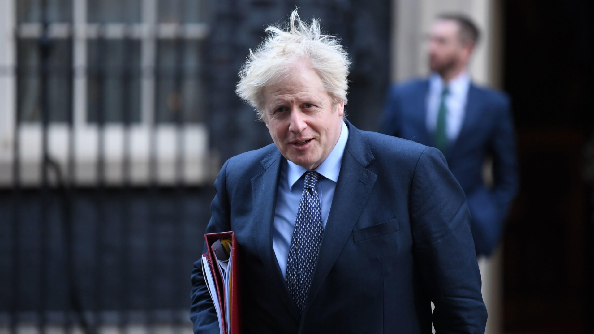 Britain’s Prime Minister Boris Johnson leaves 10 Downing Street in London on December 1, 2020