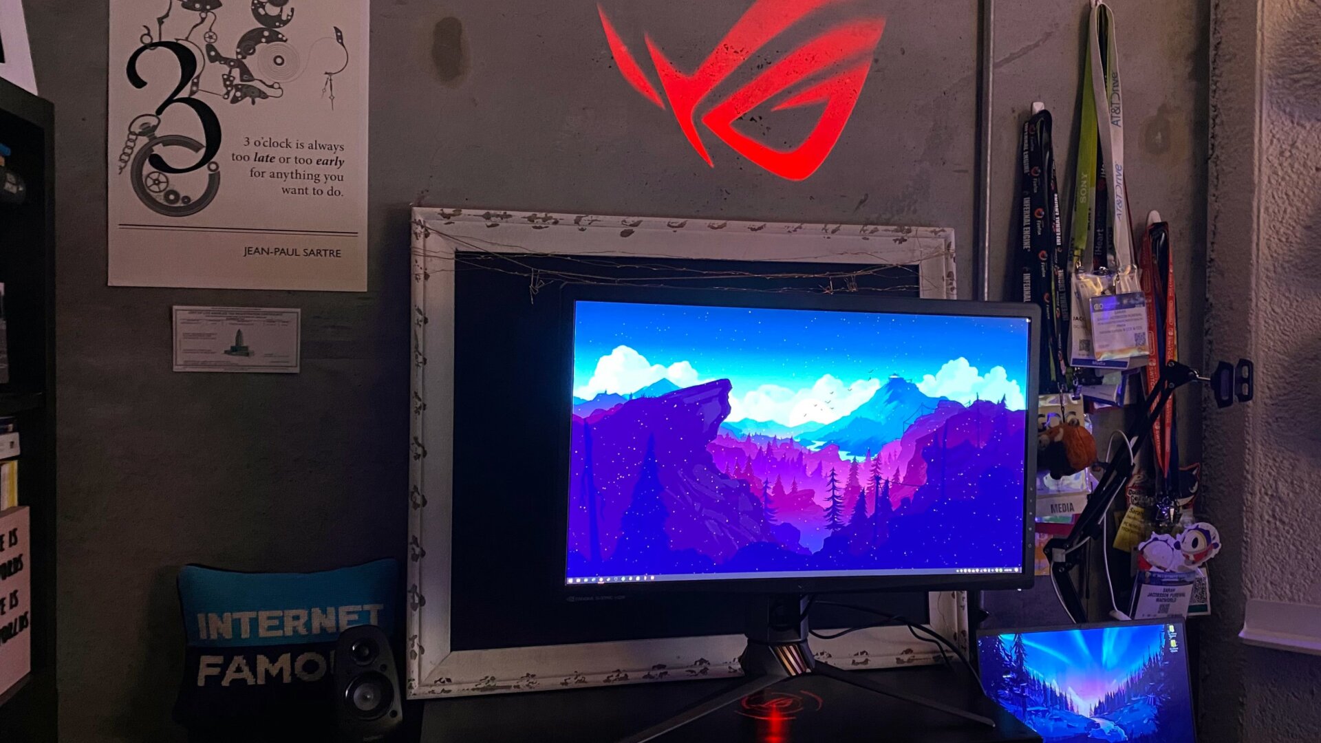 The lighting effects have a very specific aesthetic.