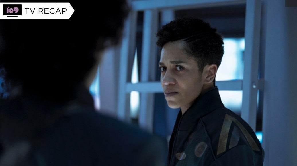 Naomi (Dominique Tipper) tries to save her son from his father’s very, very bad influence.