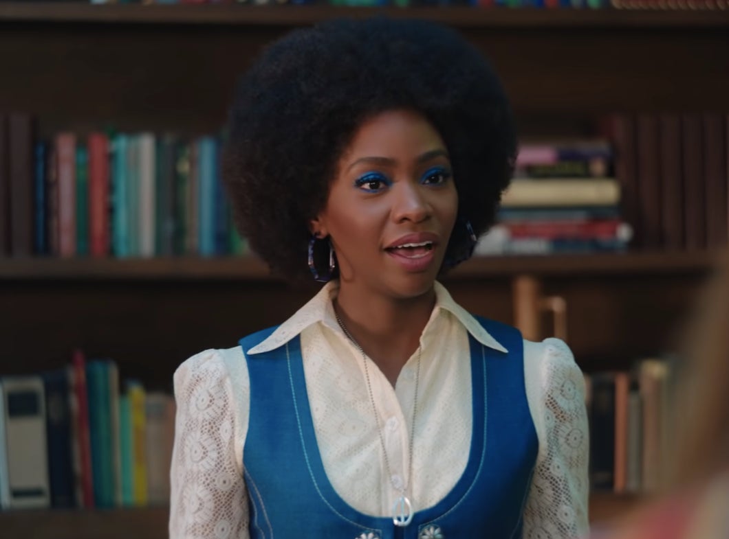 “Geraldine” realizing something in front of Wanda.