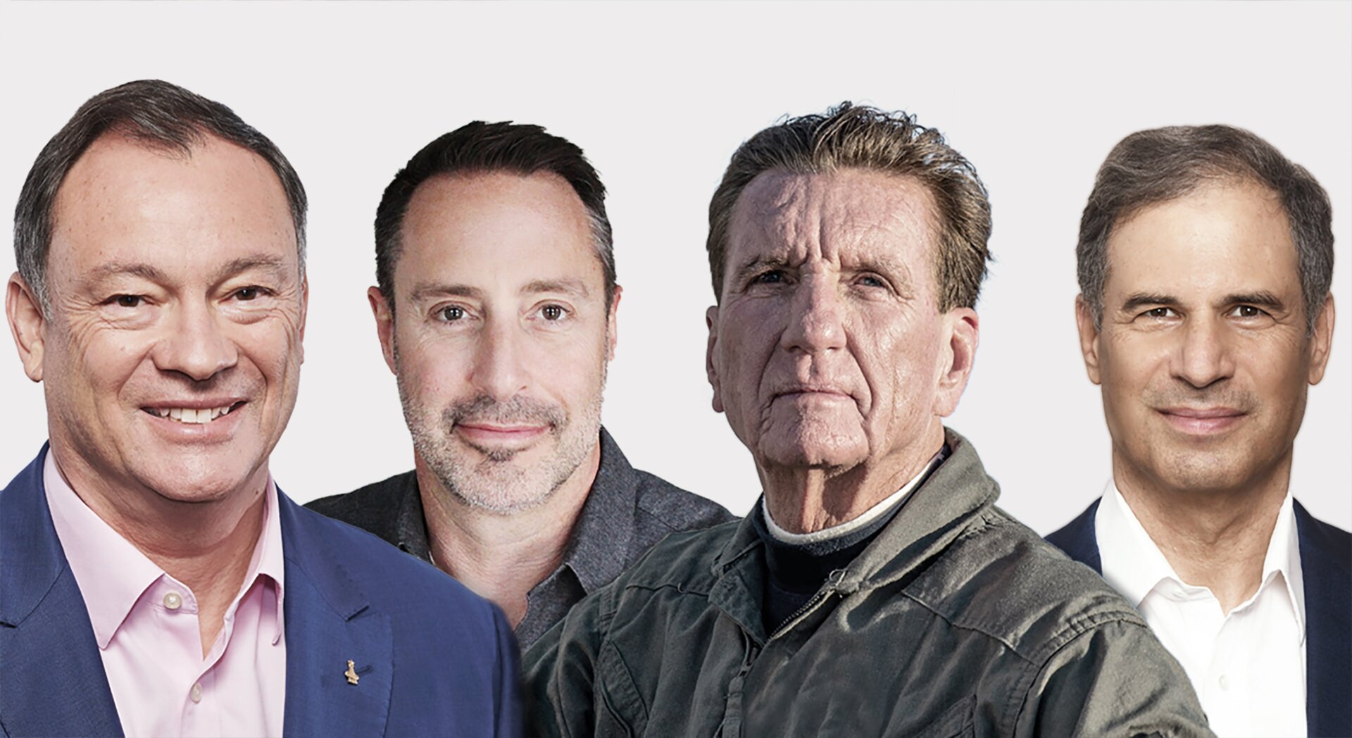 The Axiom Mission 1 crew, from left to right, Michael López-Alegría, Mark Pathy, Larry Connor, and Eytan Stibbe.