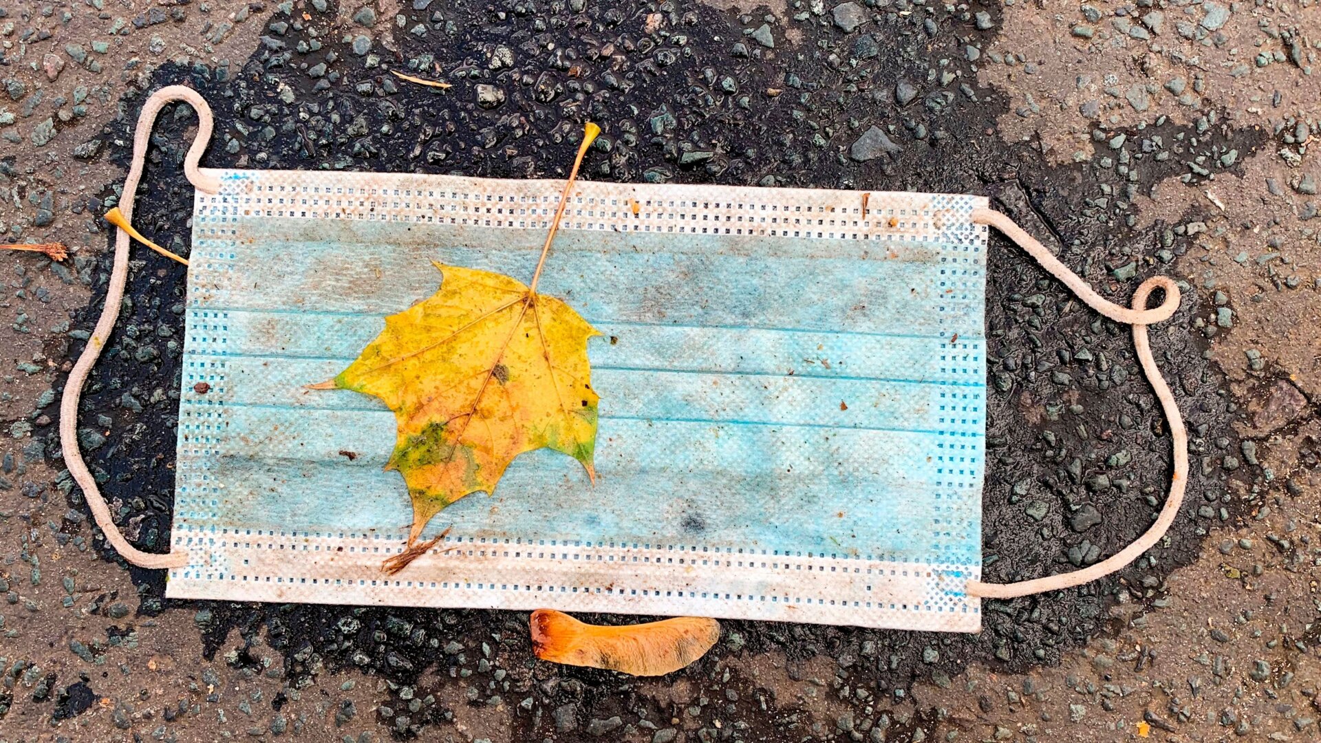 File photo of a discarded mask during the covid-19 pandemic.