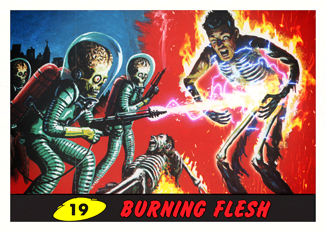 Another digital Mars Attacks card. 