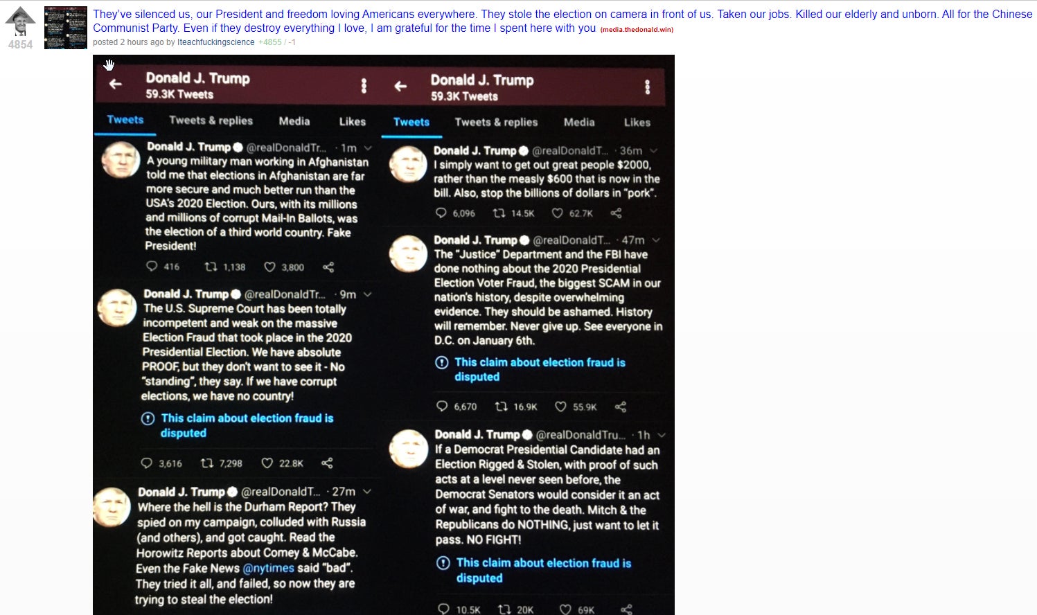 Screenshot: The Donald