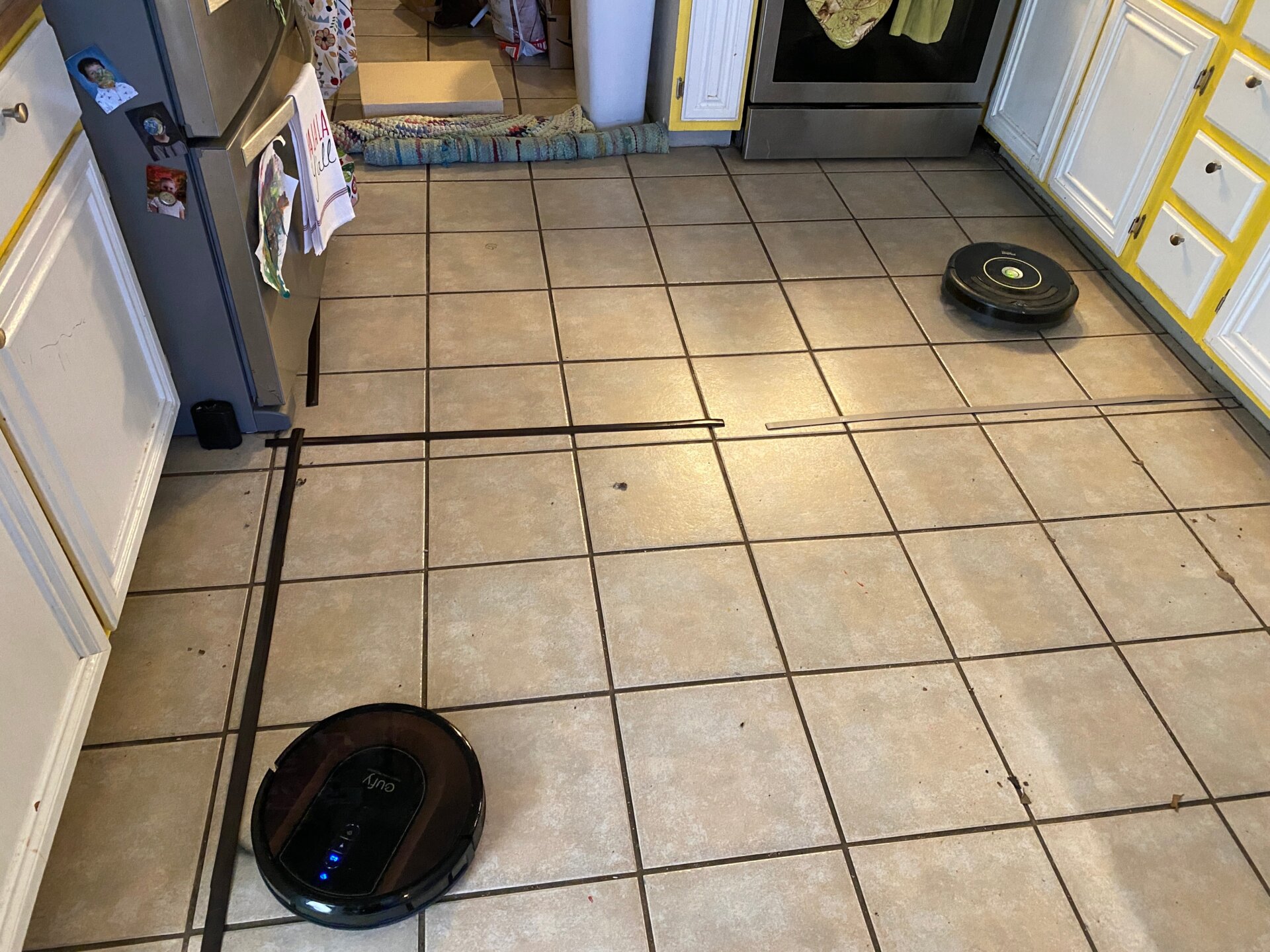 I pitted the new RoboVac against my old Roomba. The Roomba took longer, but did a more thorough job too.