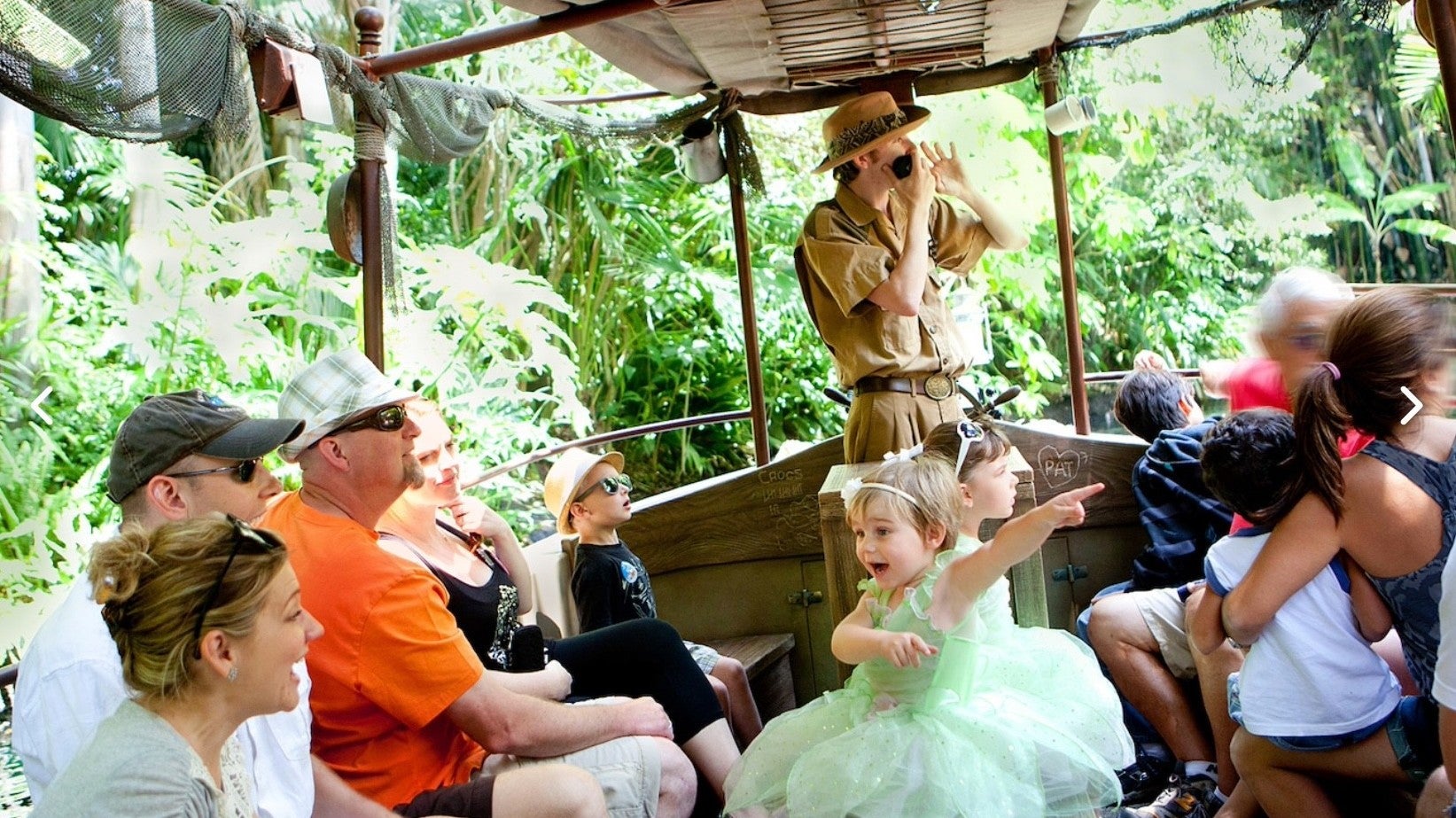 A image from the Jungle Cruise ride at Disneyland.