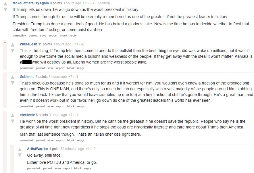 Screenshot: The Donald