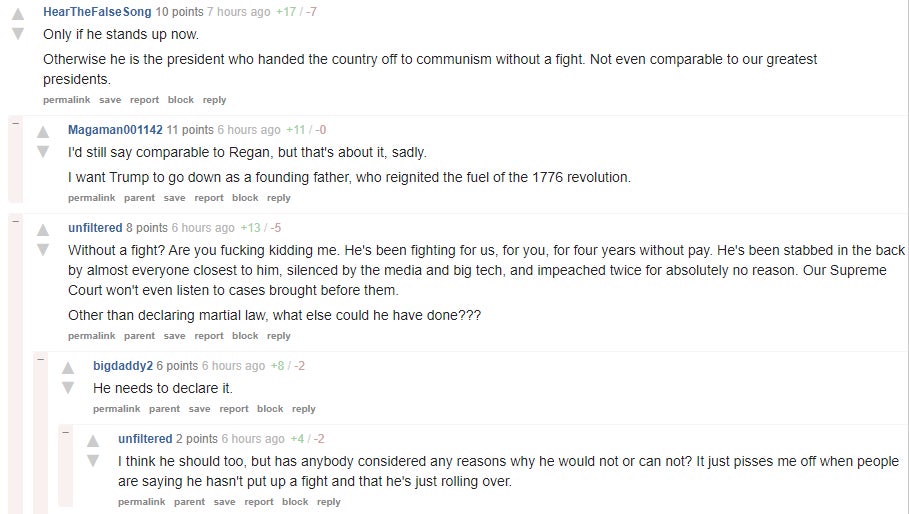 Screenshot: The Donald