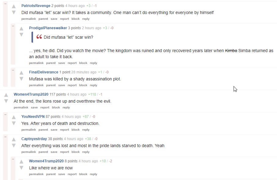 Screenshot: The Donald