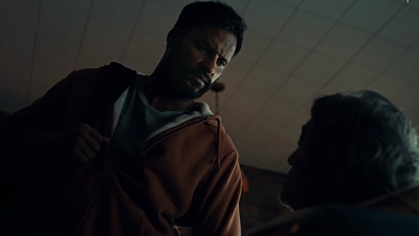 Shadow confronting his father, Wednesday.