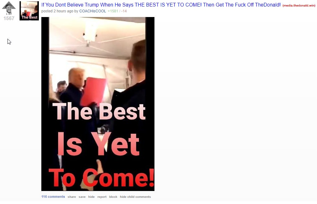 Screenshot: The Donald