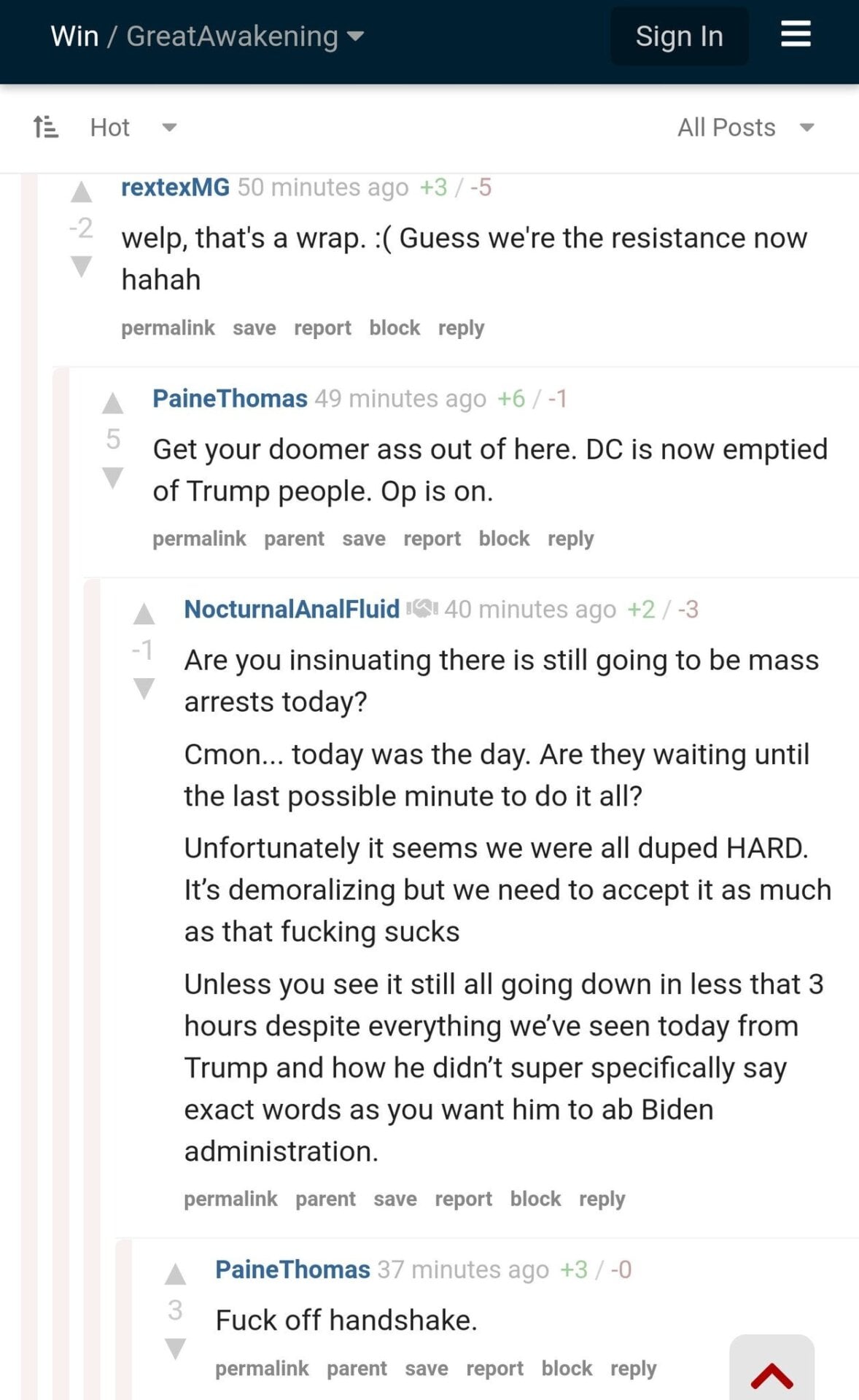 Screenshot: Great Awakening