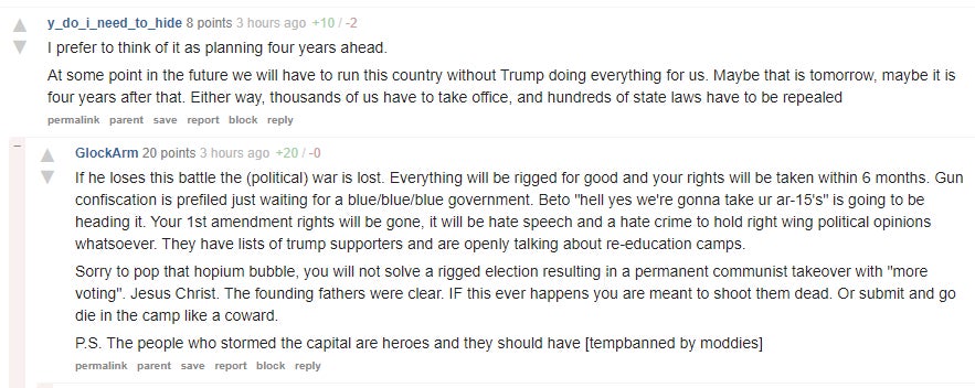 Screenshot: The Donald