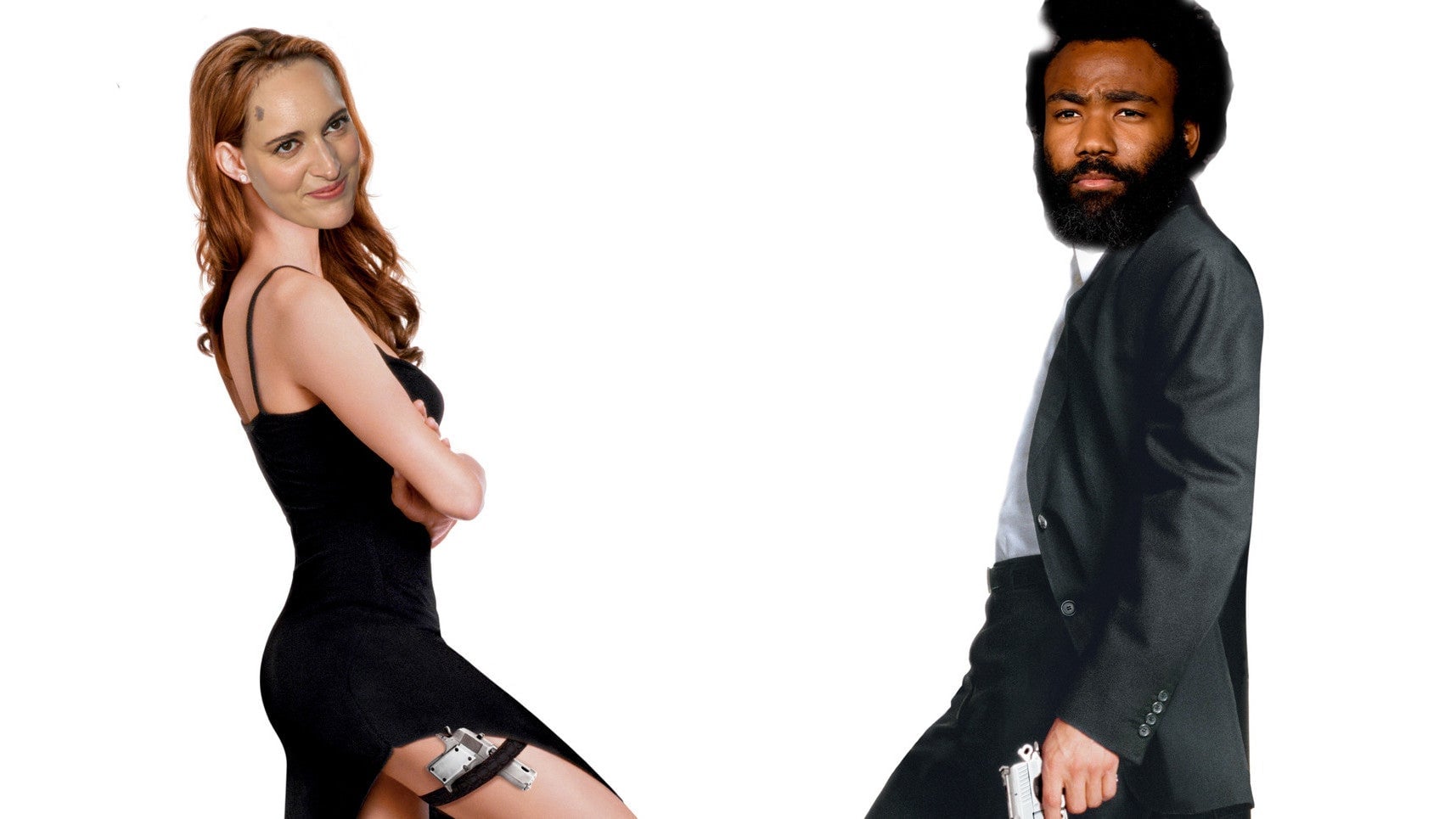 Actual footage of Phoebe Waller-Bridge and Donald Glover as Mr. and Mrs. Smith, can you believe it?