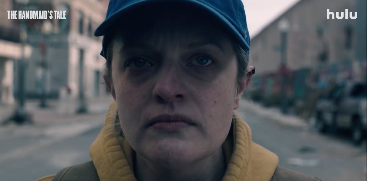 Elisabeth Moss as June.