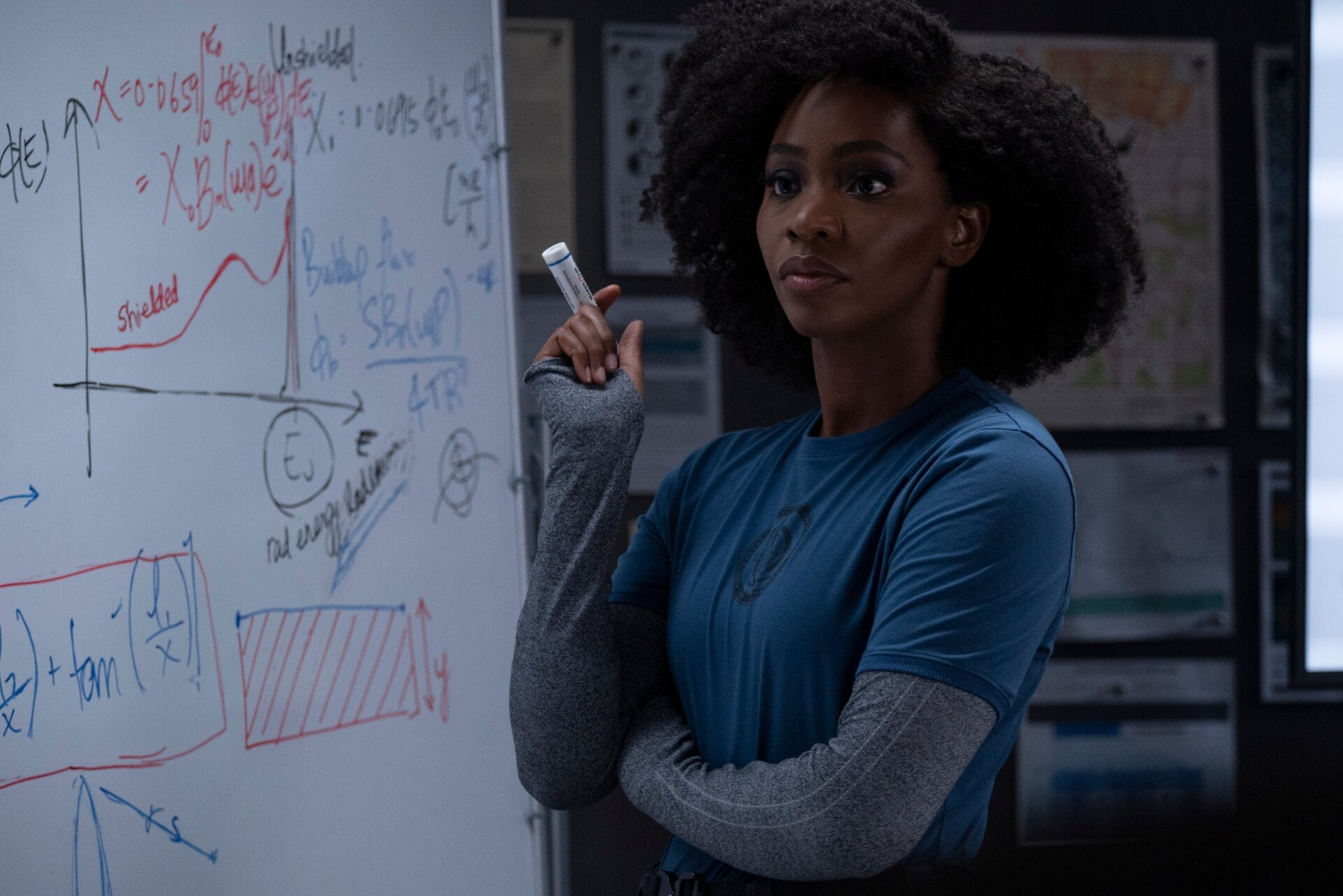 Monica trying to figure out how to get into the Hex.