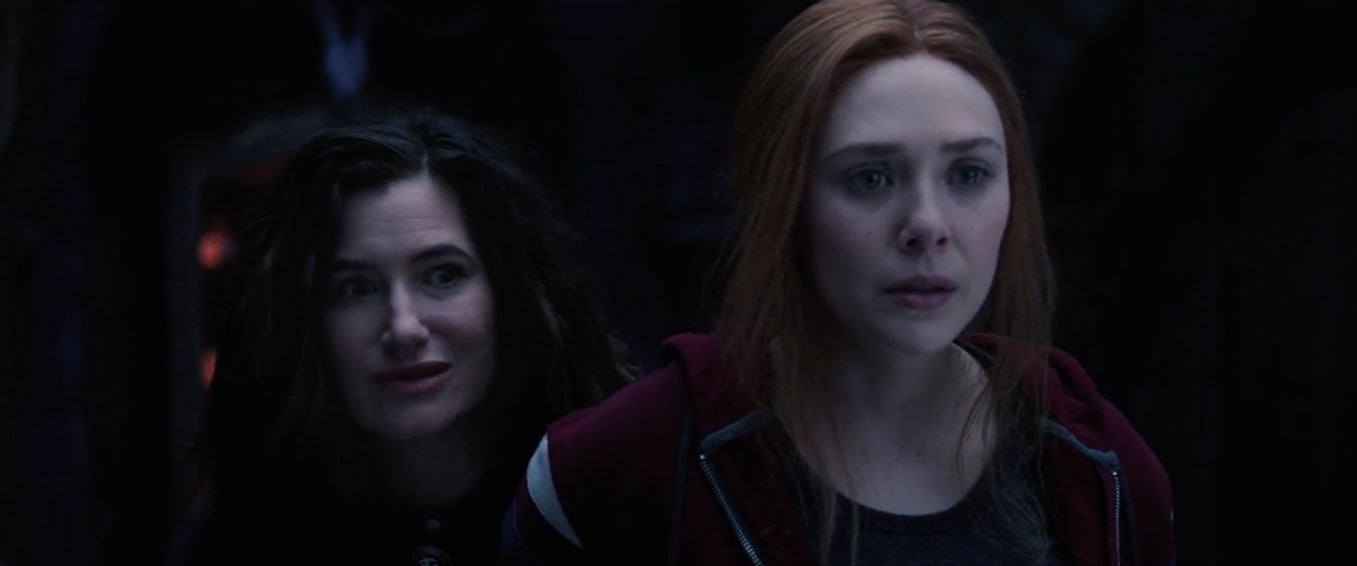 Agatha doing her best Mary Sanderson.