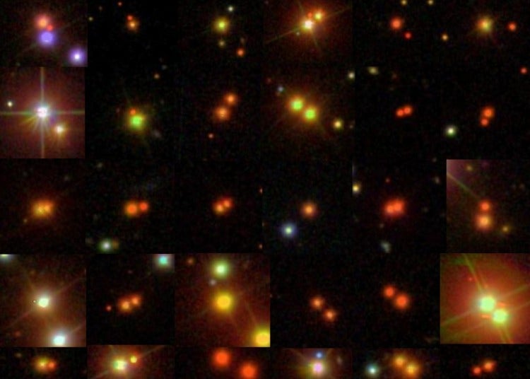 Various binary pairs spotted by Gaia. 