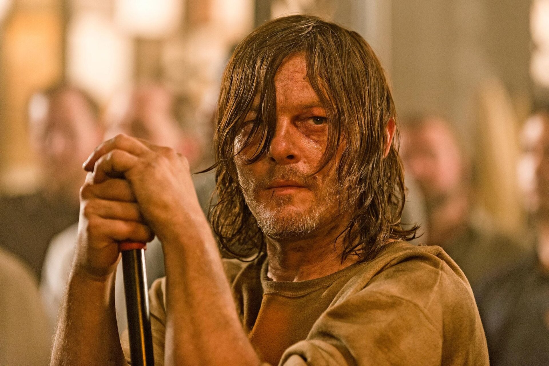 Norman Reedus as Daryl on The Walking Dead.